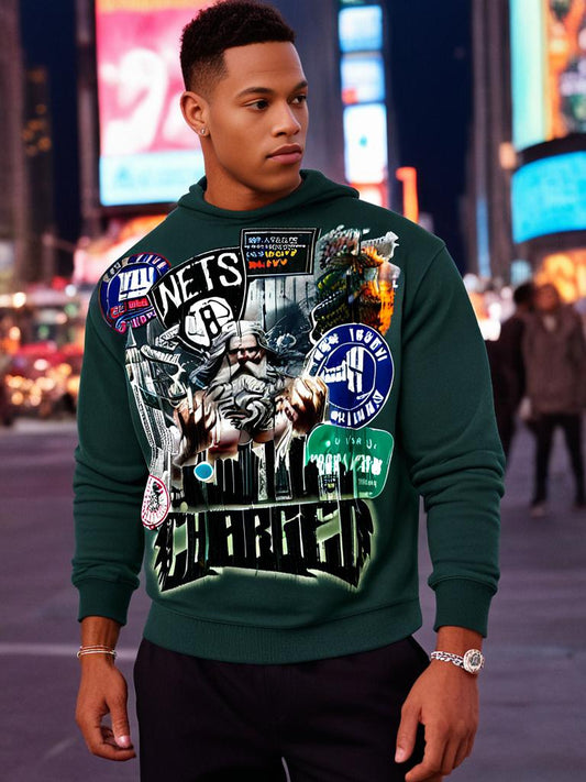 CHARGED "NYC GREEN" CREWNECK